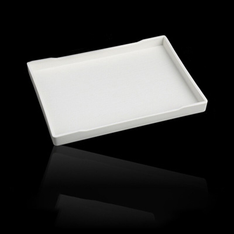 1pcs Rectangular Hotel Melamine Tray Water Cup Tea Tray Plastic Room Washing Storage Trays: WT2