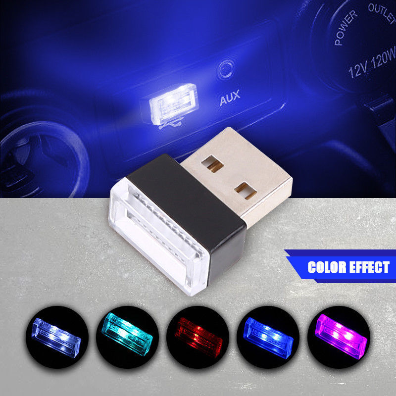 Auto Mini Usb Light Flexibele Neon Ambient Led Light Car Sfeer Auto Decoratieve Lamp Auto Interieur Licht Accessoires