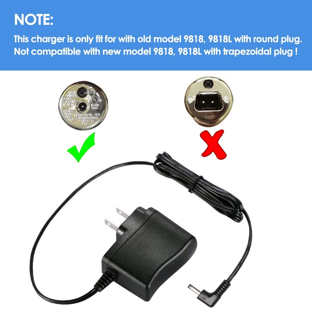 4.2V 1ADC3.5*1.35mm Power Charger for Wahl Trimmer Clipper 9818L 9854L 9876L 9880L 9888L Lithium Ion Beard Shaver Groomer S003HU