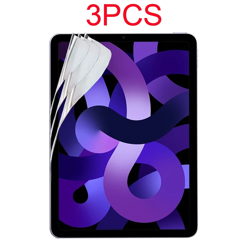 3 pçs pet protetor de tela macia para ipad mini 6 ar 5 4 ipad 10th 10.9 película protetora para ipad 9th 8th 7th 10.2 ipad pro 11 12.9
