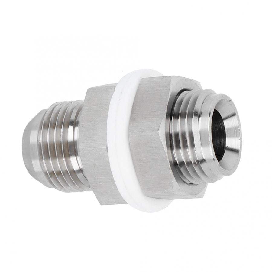 Oil Pan Gaskets Duokon Oil Pan Return Adapter ,Turbo Steel Oil Pan Adapter Return Drain Plug Fitting Fits for AN10 Weldab oil