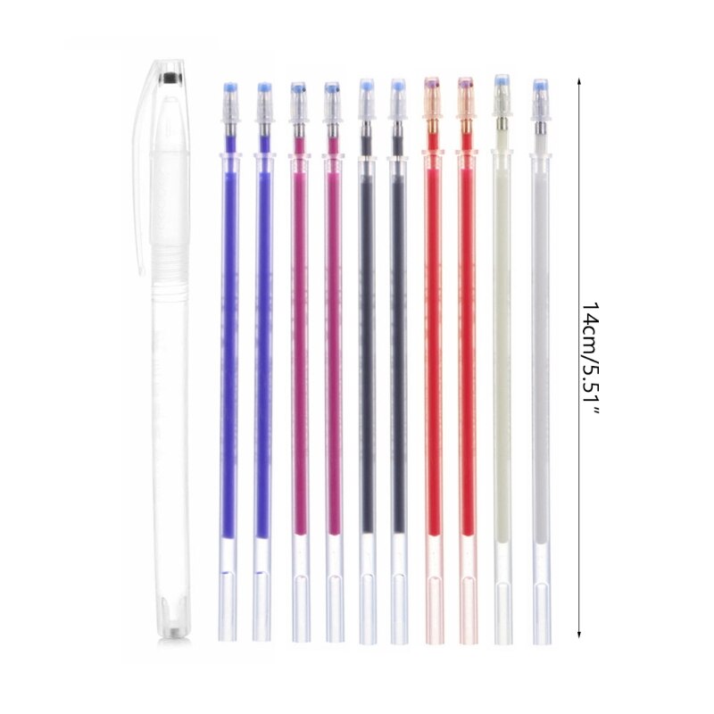 Praktisk stof markeringspen kit varmesletbar stof pen gør-det-selv symarkør