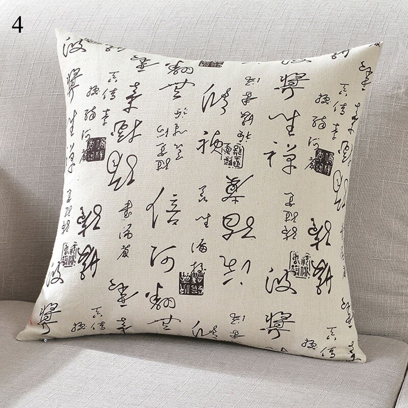 Housse de coussin carrée, taie d'oreiller, décoration de voiture, à la , fournitures pour la maison, 40x40cm: 4
