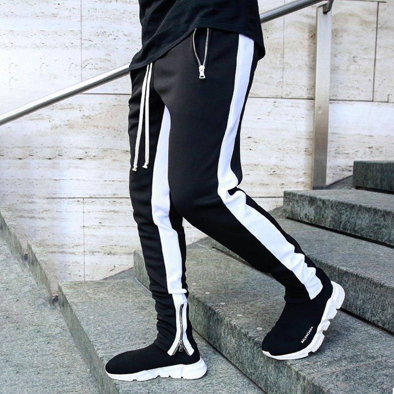 Casual män byxor fitness träningsbyxor män joggingbyxor streetwear byxor herrrandiga träningsbyxor gymbyxor träningsbyxor för mig