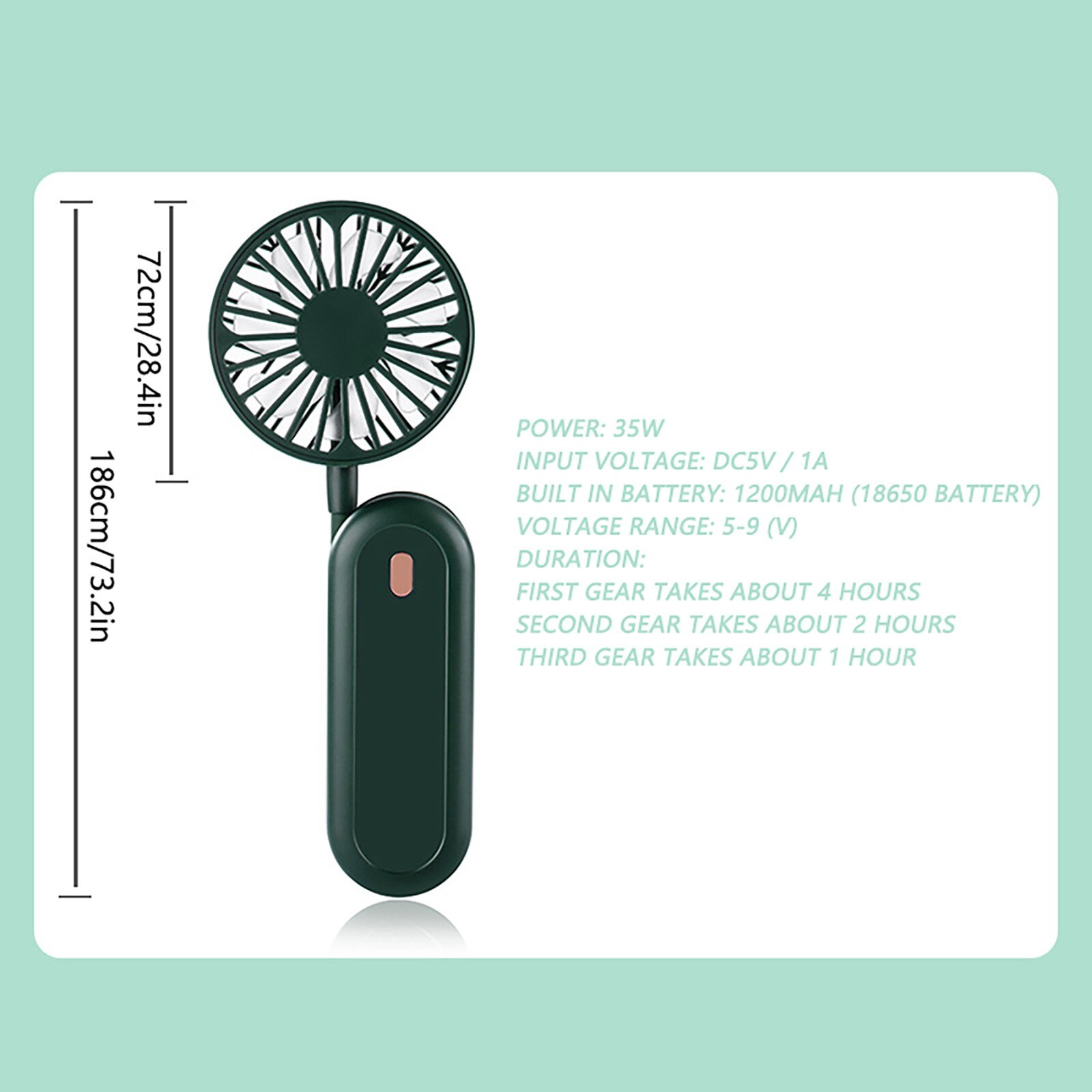 Opknoping Usb Opladen Draagbare Mini Outdoor Mini Handheld Fans Met Power Lange Batterij Leven Lui Taille Fan