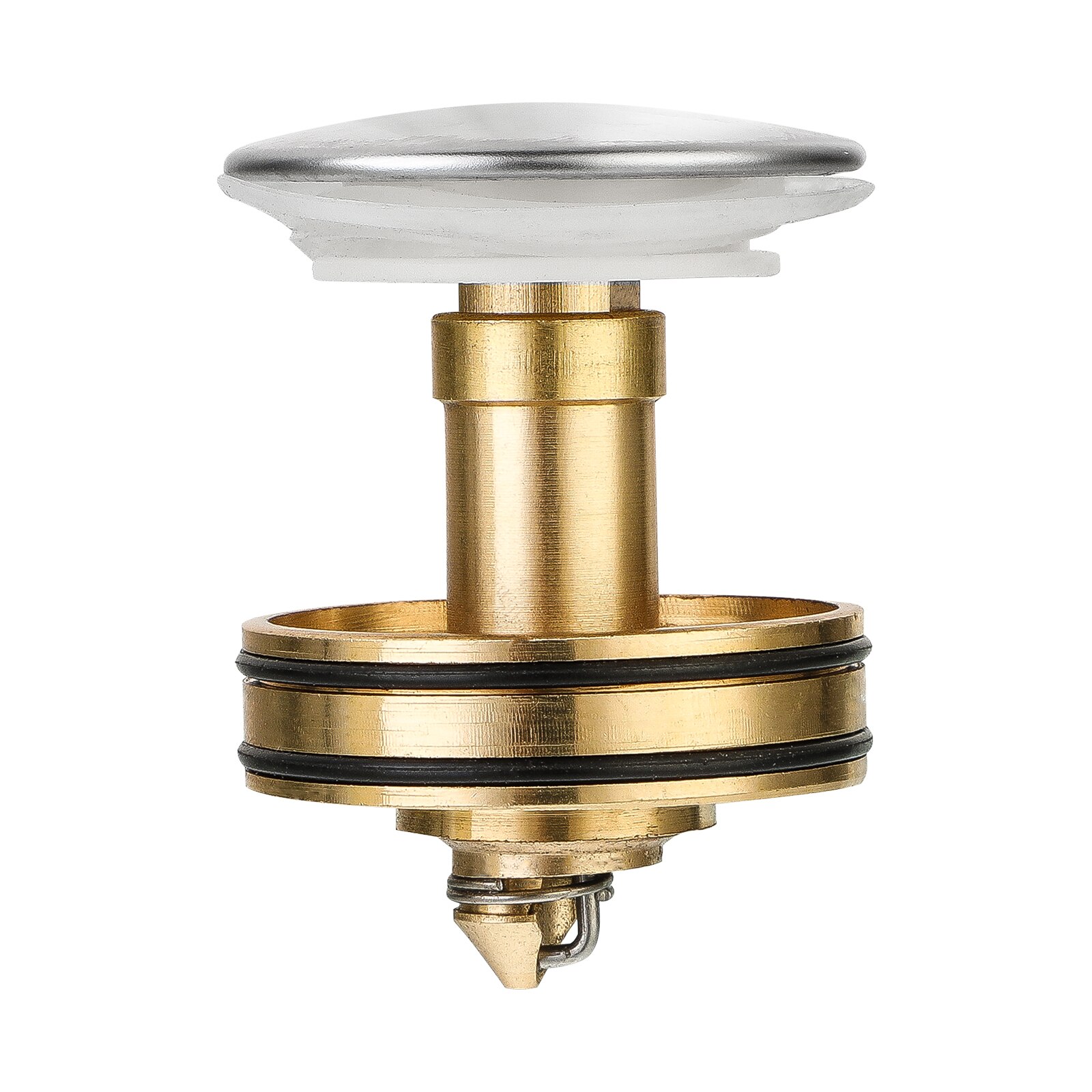 35mm Solid Brass Sink Overflow Cap Round Hole Cover For Bathroom Sink Up Drain Stopper Copper Bouncing Core Filter Cover: 3