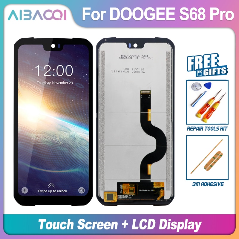 Touch Screen+LCD Display Assembly Replacement For Doogee S30/S40/S55/S60/S68 Pro/S70/S88 Pro/S90/A95 Pro/Shoot 1 Phone