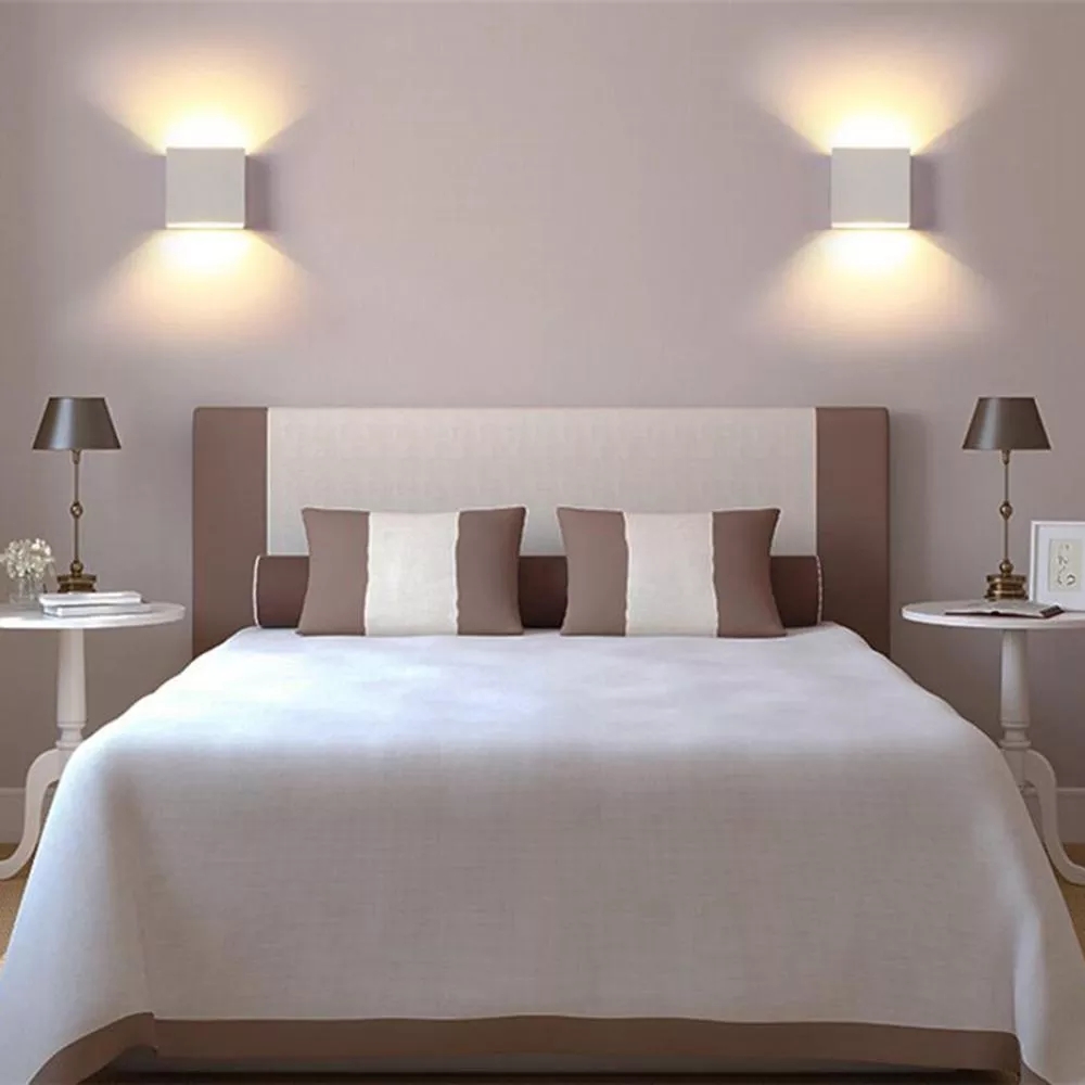 Innenwandleuchte Wohnzimmer Nachttisch Treppenleuchte Aluminium Wasserdicht IP65 Balkon Wandleuchte LED Wandleuchte Veranda Lampe für Deko