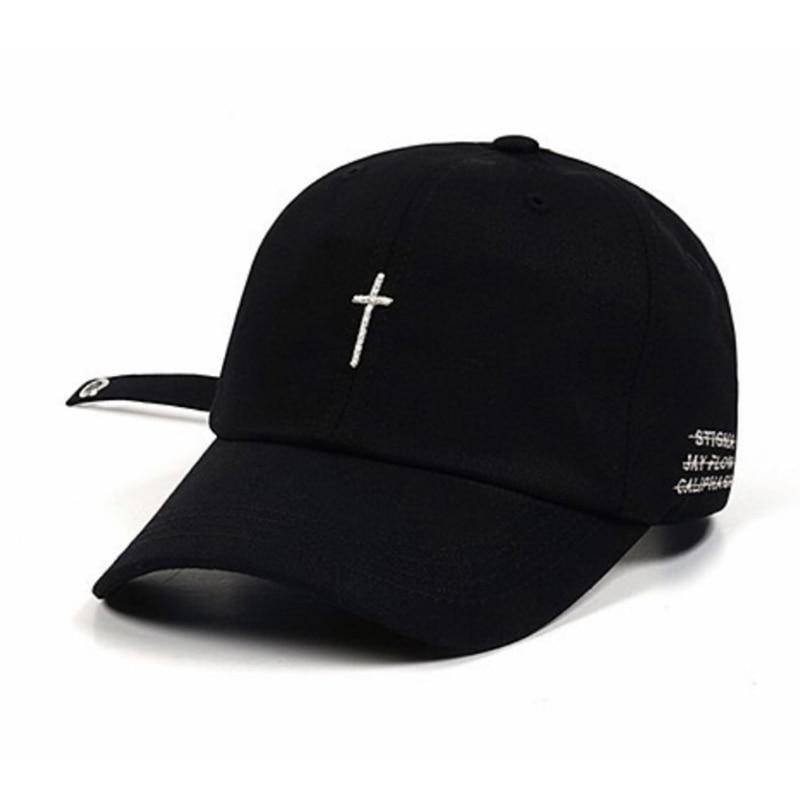 Naiset miehet risti vyö kirjonta baseball lippalakki kiinteä kirjain hattu unisex säädettävä persoonallisuus hip hop snapback lippalakit  cp0319