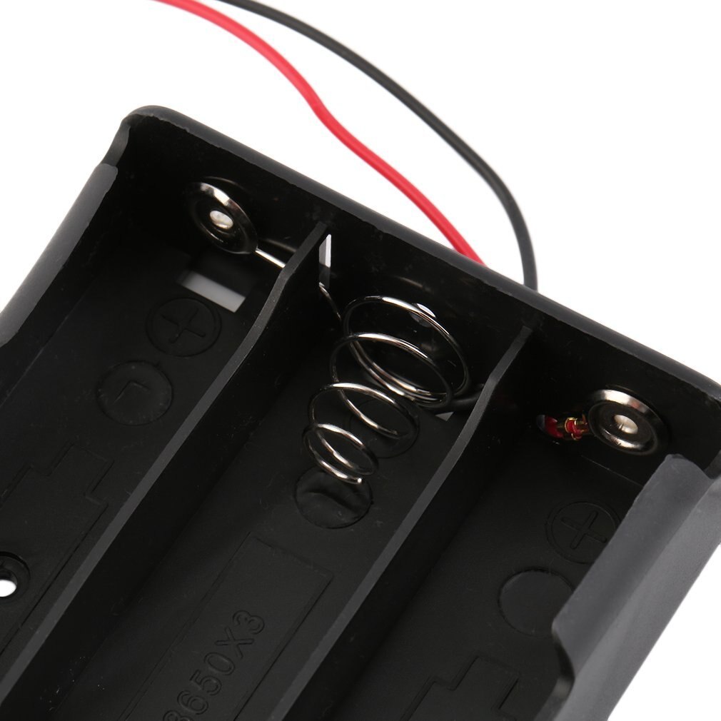 Kunststoff Batterie Lagerung fallen Halfter Für 3 Stck 18650 3,7 V Mit Draht Führt Universal- Batterien Schutz Kasten