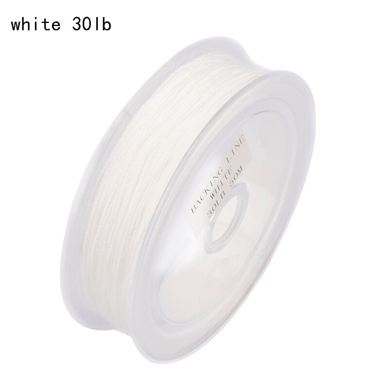 Vliegende Vissen Backing Lijn Vislijn 50M/54.7Yards Nylon 20/30LB Trekkracht Spare Draad Vis gear Pesca Soft Bescherm Handen