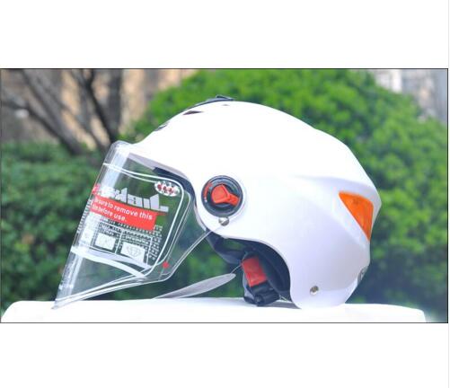 Zomer Motorfiets Half Helmen Fiets Scooter Helm Zonnebrandcrème Anti Uv Motorhelm Casco Capacete: 5