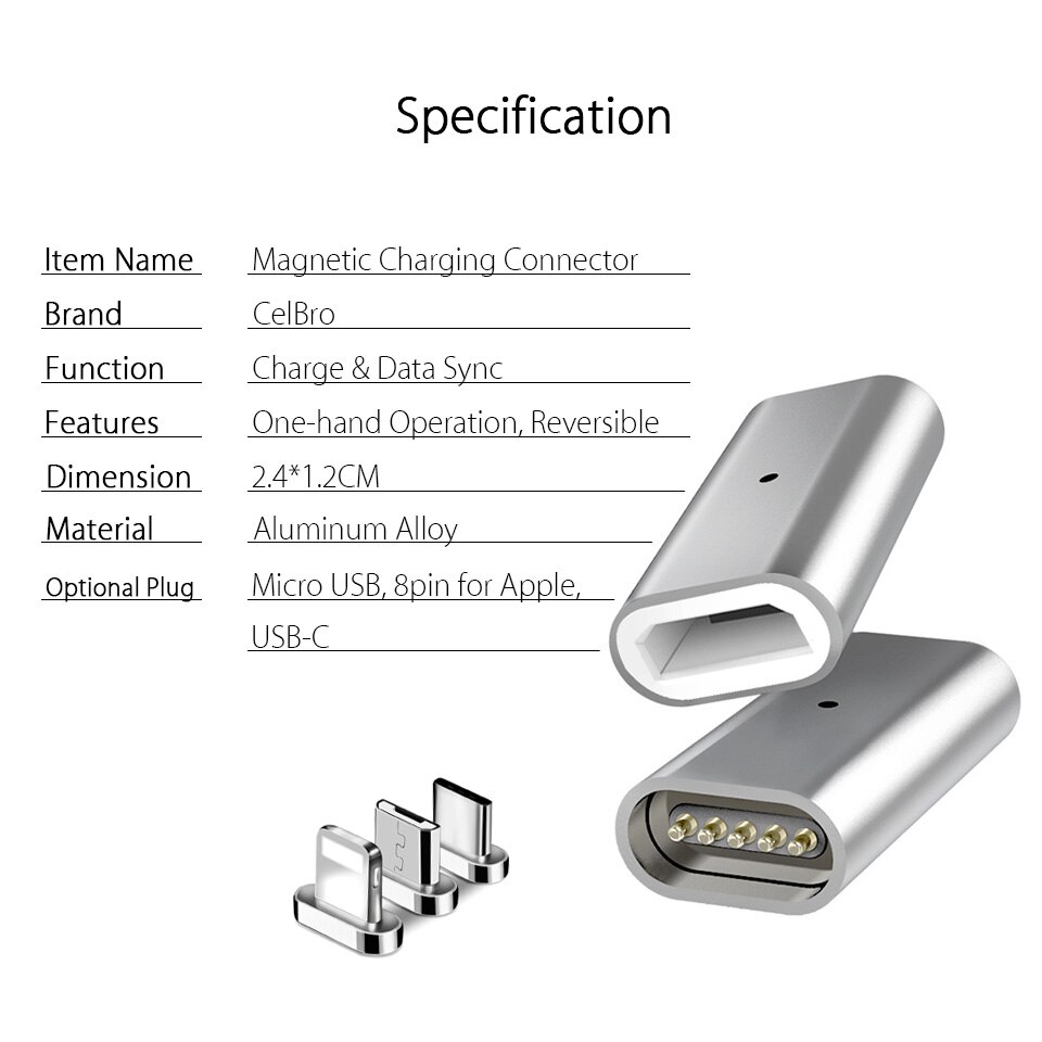 Magnetische Adapter Micro Usb Magnet Usb Ladekabel Kabel Konverter Usb C Adapter für Macbook Pro Samsung S8 LeEco Le pro3 Nokia
