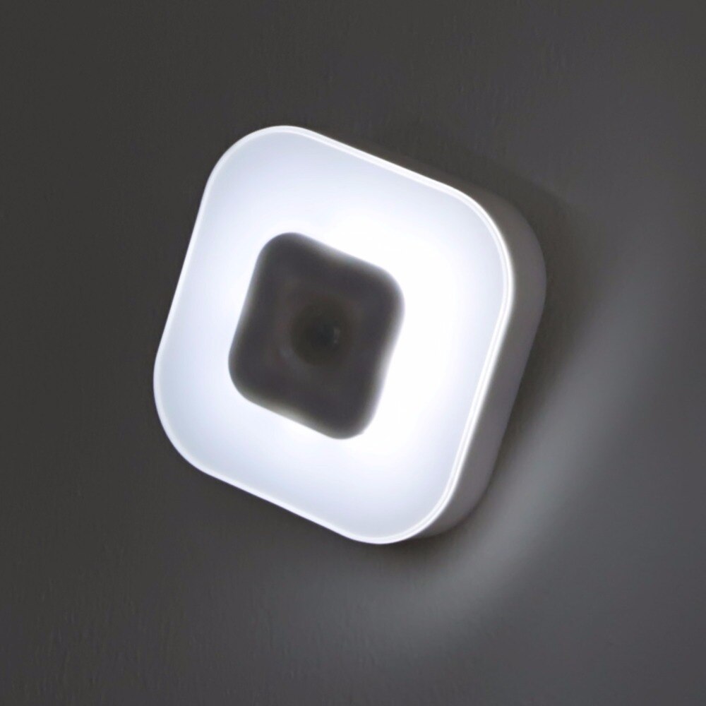 Nachtlampje Lampen Motion Sensor Nachtlampje PIR Intelligente LED Human Body Motion Inductie Lamp Energiebesparende Verlichting AAA