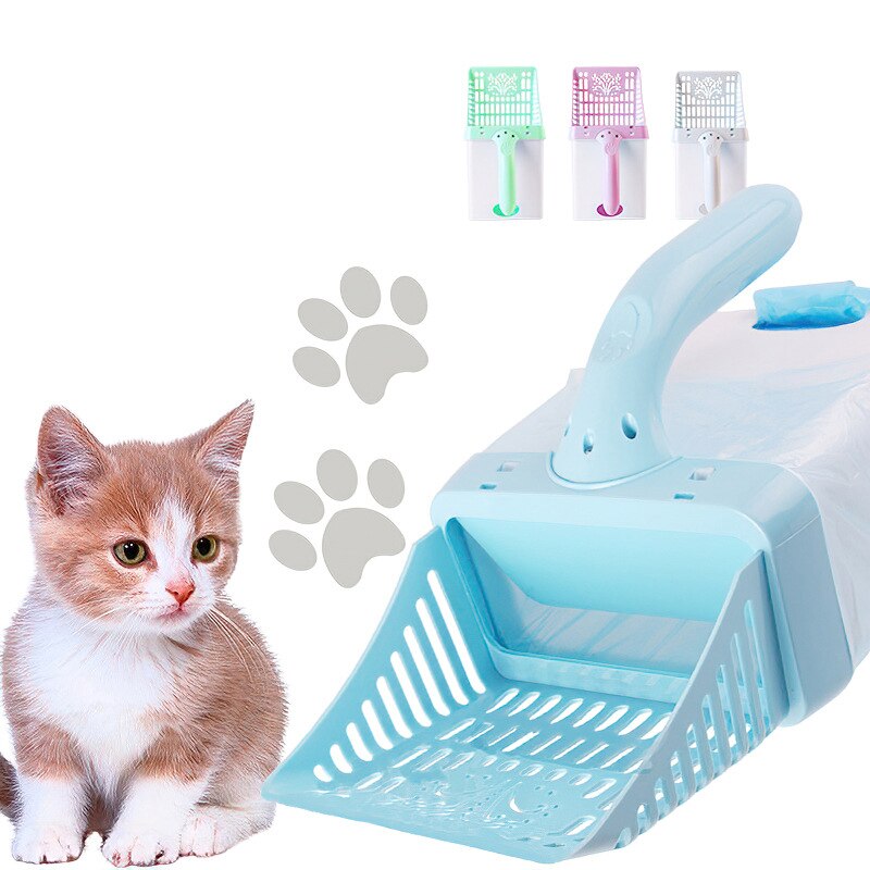 Pelle à litière pour chat, pour chien, tamis de nettoyage, boîte pour animaux domestiques, sacs à ordures