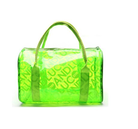 Medoboo Multifunctionele Strand Jelly Zakken Waterdichte Vrouwen Strandtas Speelgoed Opslag Handtas Fitness Wassen Sporttas 10: ME0040-green