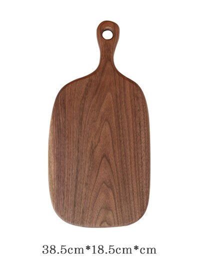 Japanese-style black walnut shaped breadboard, solid wood chopping board, chopping board, chopping board, kitchen utensils: 3