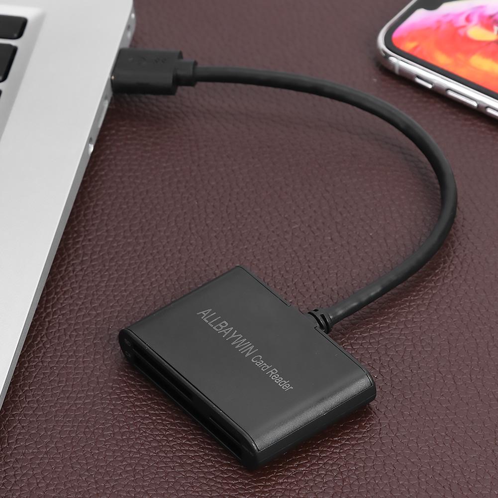 High-speed mini USB3.0 card reader 3 in 1 universal memory card TF card CF card support swap safe and reliable