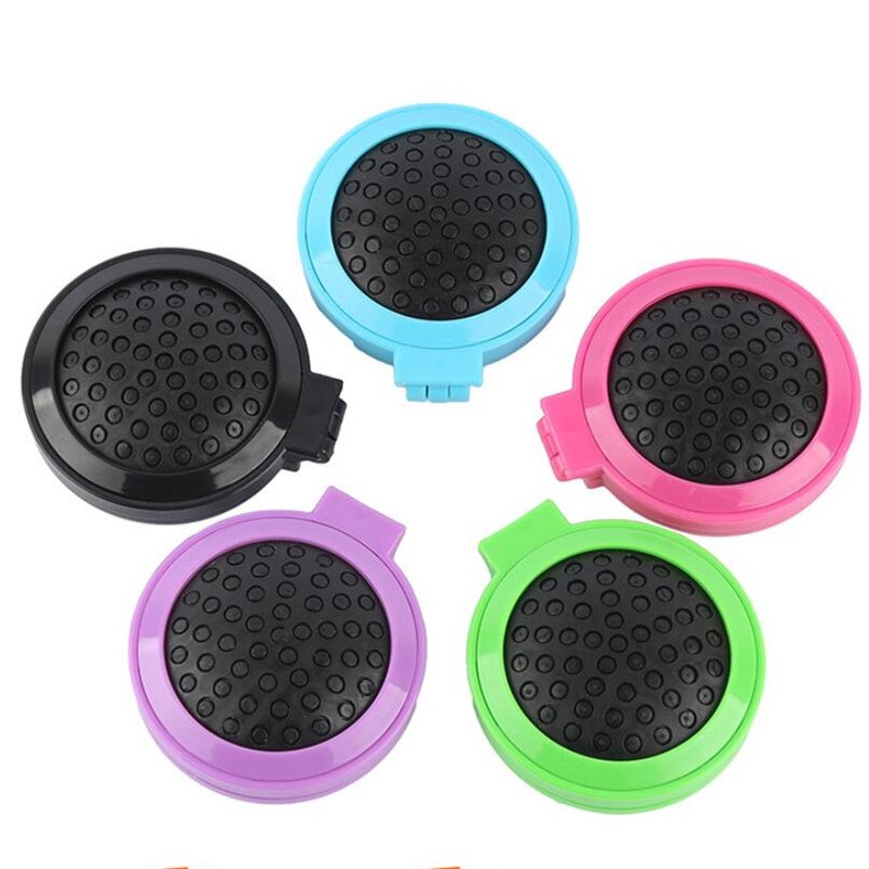 Mini peine plegable portátil para niñas, cepillo de pelo redondo de viaje para masaje con espejo, accesorios de plástico para el cabello, brochas