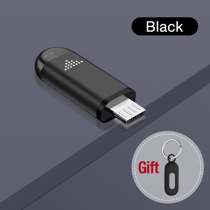 Posugear-mando a distancia inalámbrico Universal para teléfono móvil, interfaz Micro USB, mando a distancia infrarrojo para Android TV STB Box: Black