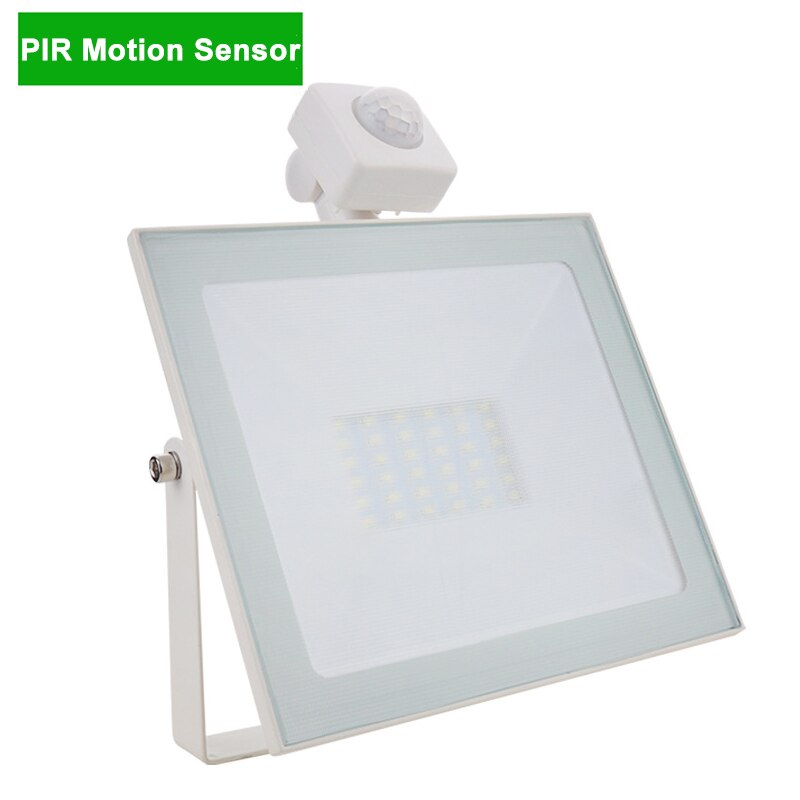 10W 30W 50W 220/110V LED Induction Flood Light Reflective Flood Light Waterproof IP65 Spotlight Wall Light Outdoor Lighting: PIR Motion Sensor / 20W / Cool white 220V