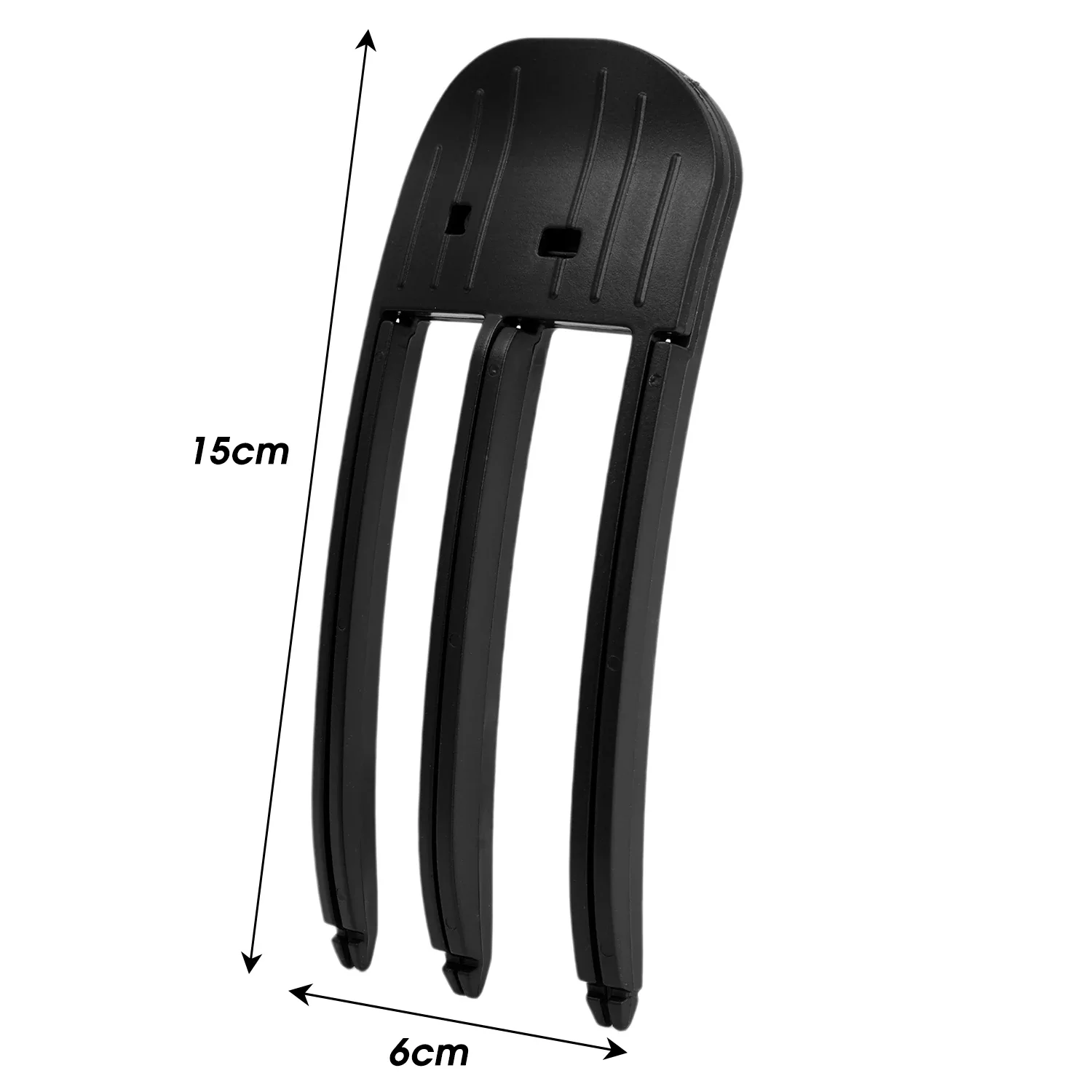 Horquilla esponjosa de 3/6 dientes para mujer, Clips de flequillo rizado, peines para esculpir viento perezoso, Clips de forma fija, herramientas de estilismo de alto arco: Negro
