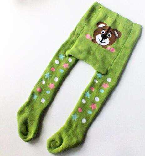 baby Spring/Autumn Tights Cotton Baby Girl Pantyhose Kid Infant Knitted Collant Tights Soft Infant Clothing: 7 / S for height 64-68cm