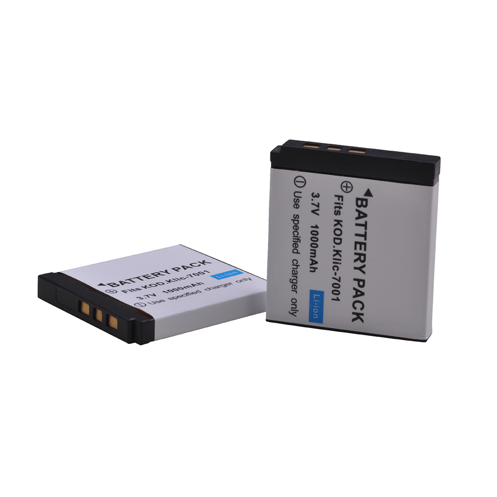 Batterie 1000mAh, Klic-7001 klc 7001 Klic7001, pour Kodak M1063 M341 M340 M320 M1073 V550 V570 V610 V705 M753 M763 M853 M863
