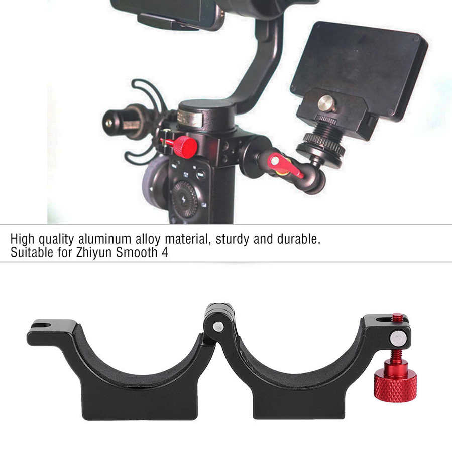 4-Ring Shoe Adapter Ring Mount for Zhiyun Smooth 4 Gimbal Stabilizer Rode Microphone for Zhiyun Crane 2 Gimbal Accessories