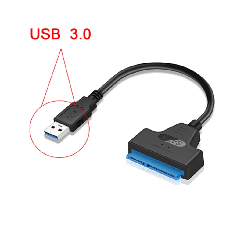 Kingspec-Cable Sata SATA3 a USB 3,0, adaptador de hasta 6 Gbps, compatible con disco duro externo SSD HDD de 2,5 pulgadas, Cable Sata III de 22 pines
