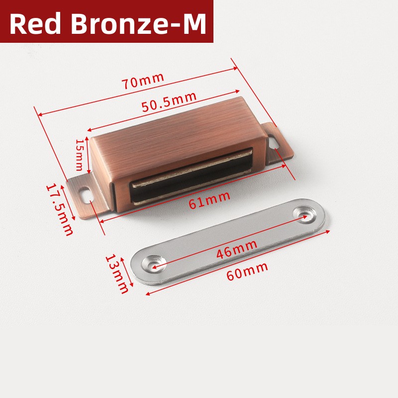 Magnetic Door Catch Strong Heavy Duty Cabinet Catches Cupboard Wardrobe Magnets Door Latch Catch Furniture Stopper Hardware: green