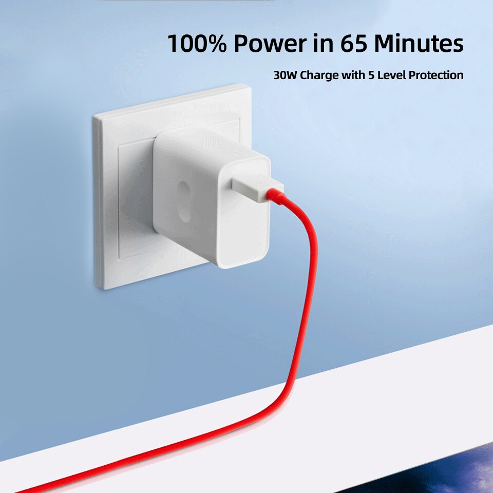 Oneplus nord  n10 original warp charge 30 power eu adapter 30w warp charger kabel dash charge one plus 8 pro 7 7t 7 pro 6t 6 5
