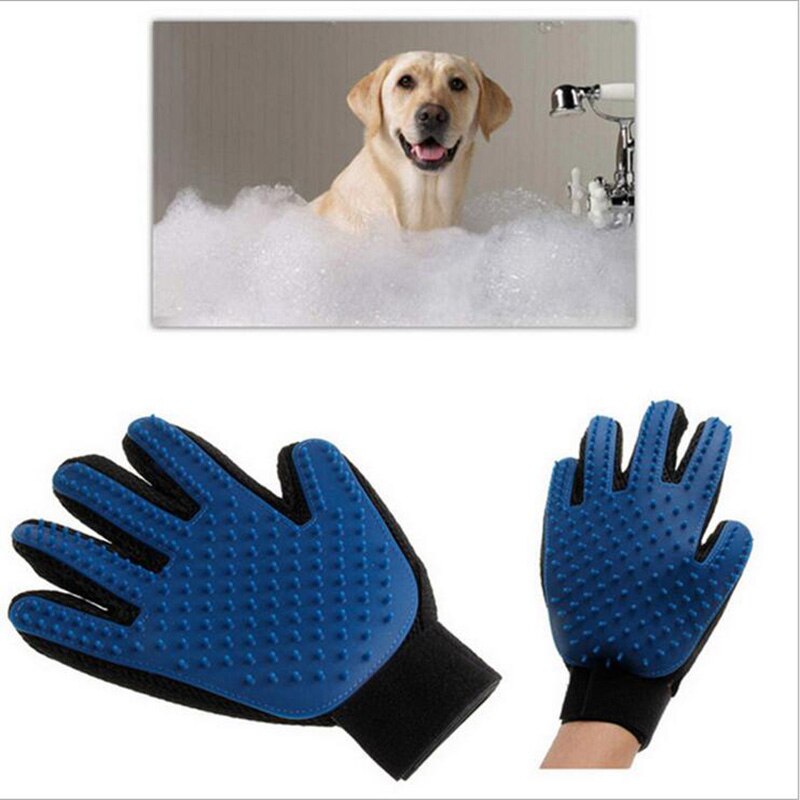 Gant de Massage en Silicone pour animaux de compagnie, pour chats et chiens, pour bain et douche, peigne de toilettage doux, 1 pièce, G181