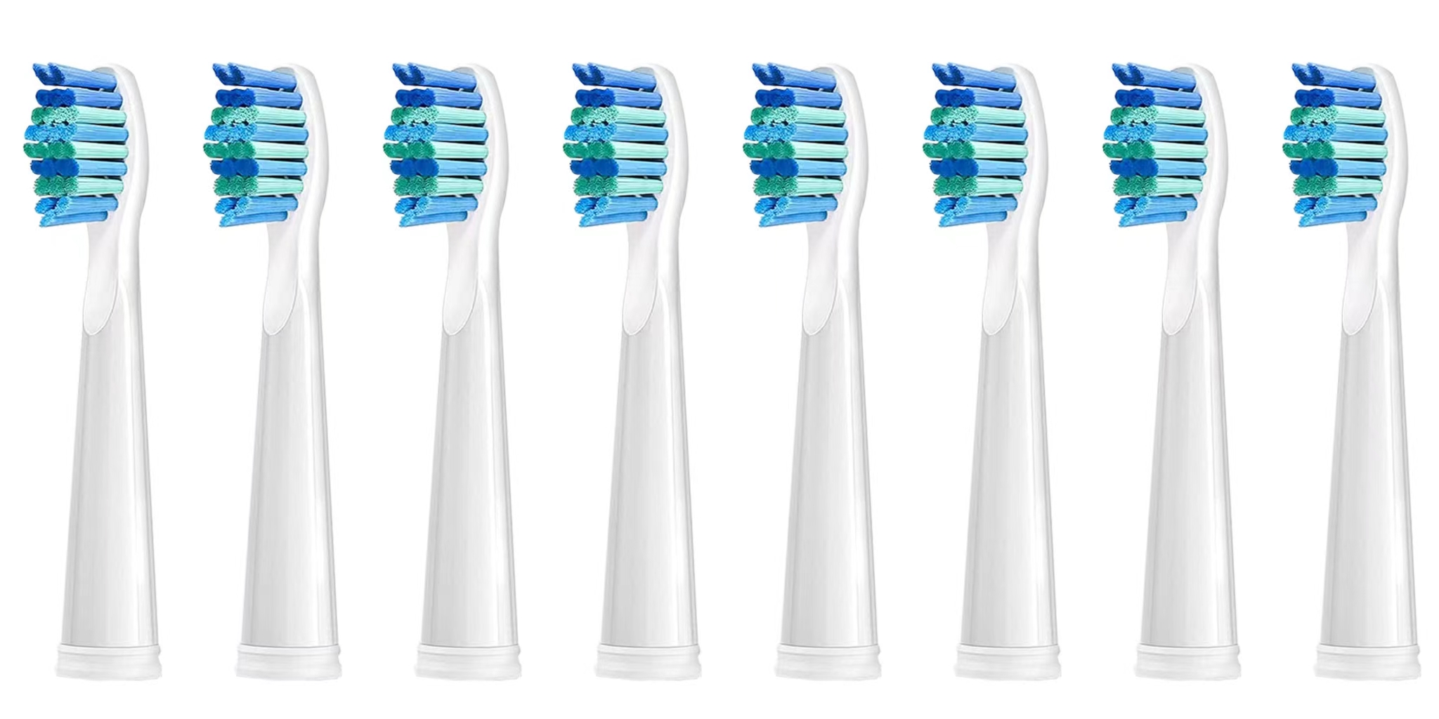 Têtes de rechange pour brosse à dents électrique, compatibles avec SEAGO SG910/507/958/515/949/575/551,4/8/16 pièces: Or