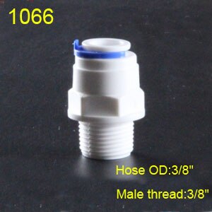 1/2 "3/4" 1/8 "gwint plastikowa rura 1/4" 3/8 "OD wąż rury szybkie złącza RO złącza wody armatura System odwróconej osmozy: PC9.5-03