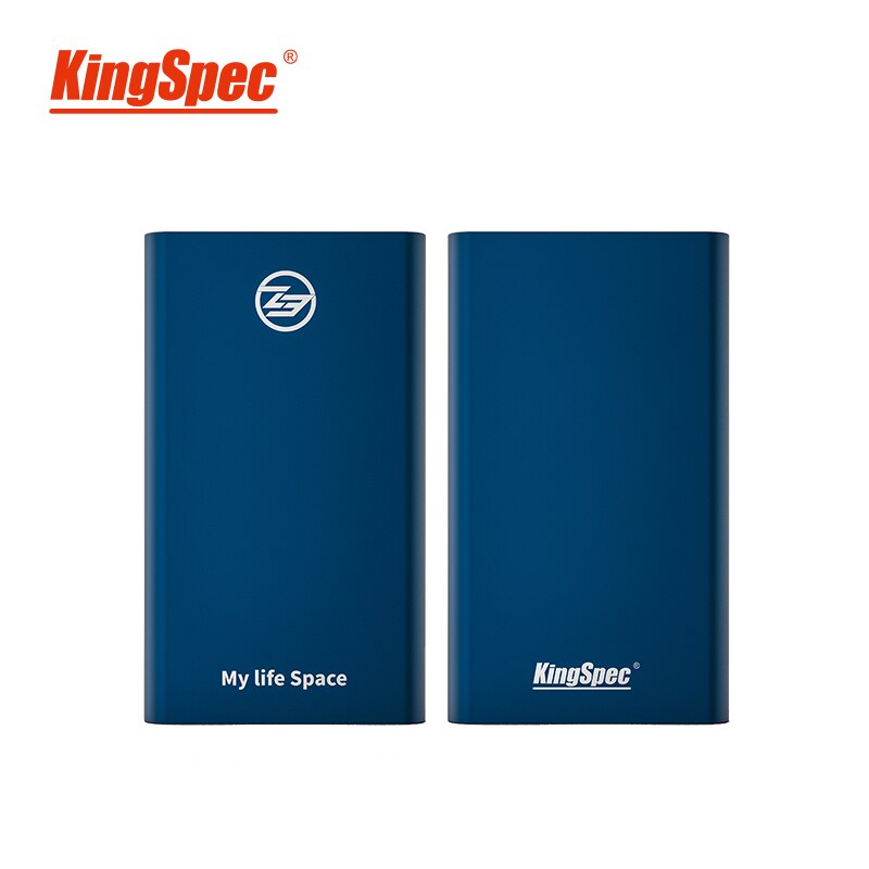 KingSpec Externe Tragbare ssd 240gb SSD Solid Disk Drive 256gb ssd hdd USB 3.1 zu Typ-c Solide state Disk USB 3.0 für laptop pc: 128GB / Blue