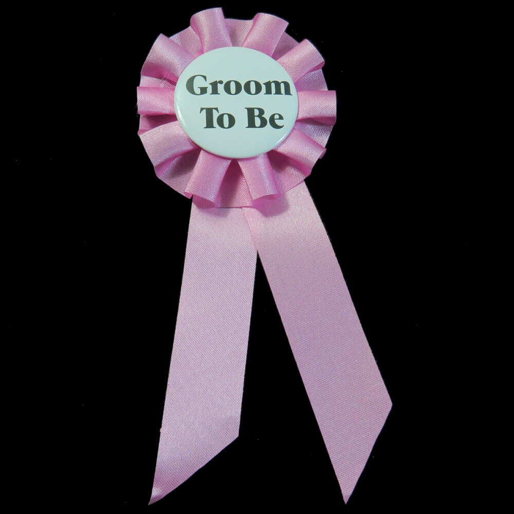 4.5Cm Ronde Knop Lichtroze Badge Girls Night Out Vrijgezellenfeest Bruid Om Lint Moeder Om Pin zijn Mijn Verjaardag Broche: Palepinkgroomtobe