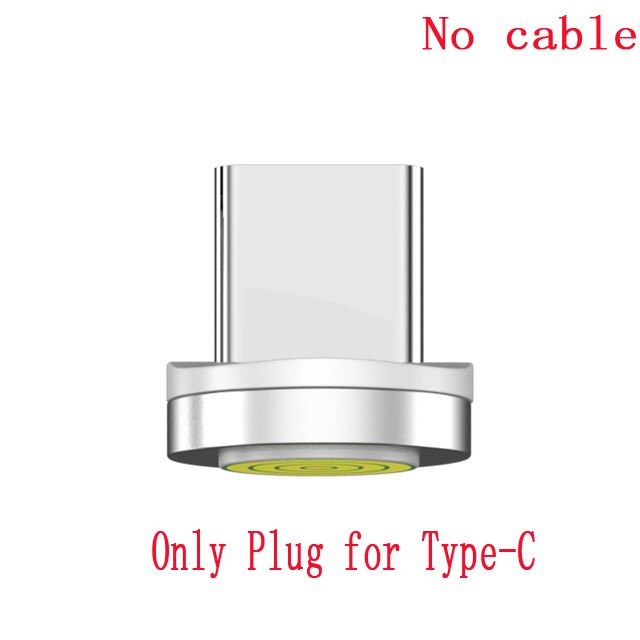 Cable magnético de 3A y 540 °, microusb tipo C de carga rápida, cargador magnético, Cable de datos para iPhone 12, 11 Pro, Max, Samsung, Xiaomi 10: Type C Plug / 2M