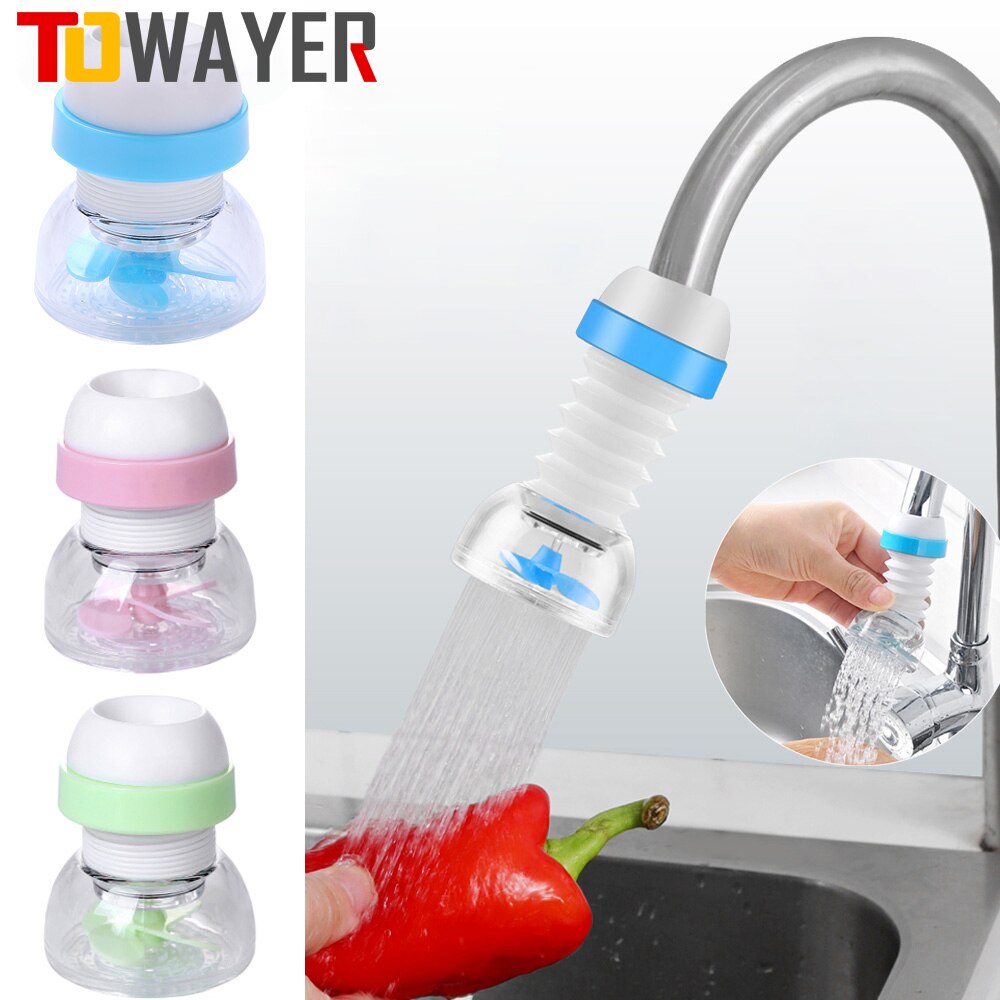 360 Degree Swivel Kitchen Faucet Tub Bathroom Water Saver Tool Hand Washing Faucet Extender Rotating Shower Head Faucet Aerator