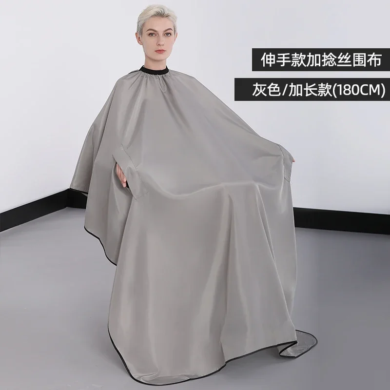Plus Salon Professionele Kapsel Sjaal Snap Waterdicht Kapper Kappers Schort Kapper Haar Knippen Kleurstof Haar Styling Capes: Clear
