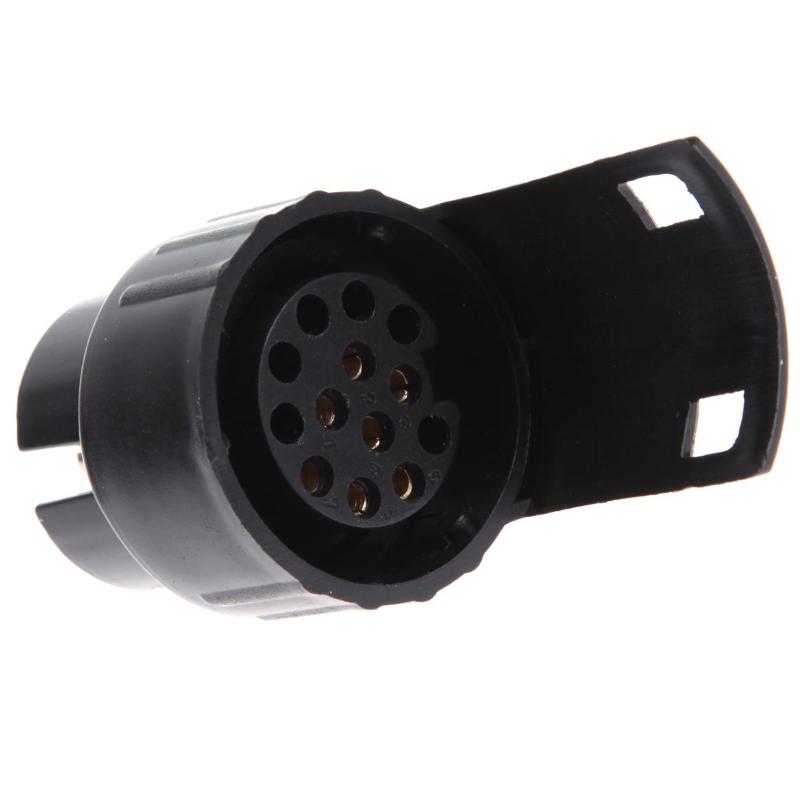 Adaptador convertidor de 7 pines a 13 pines para remolque de 12V, caravana, camión, remolque, enchufe conversor eléctrico tipo N
