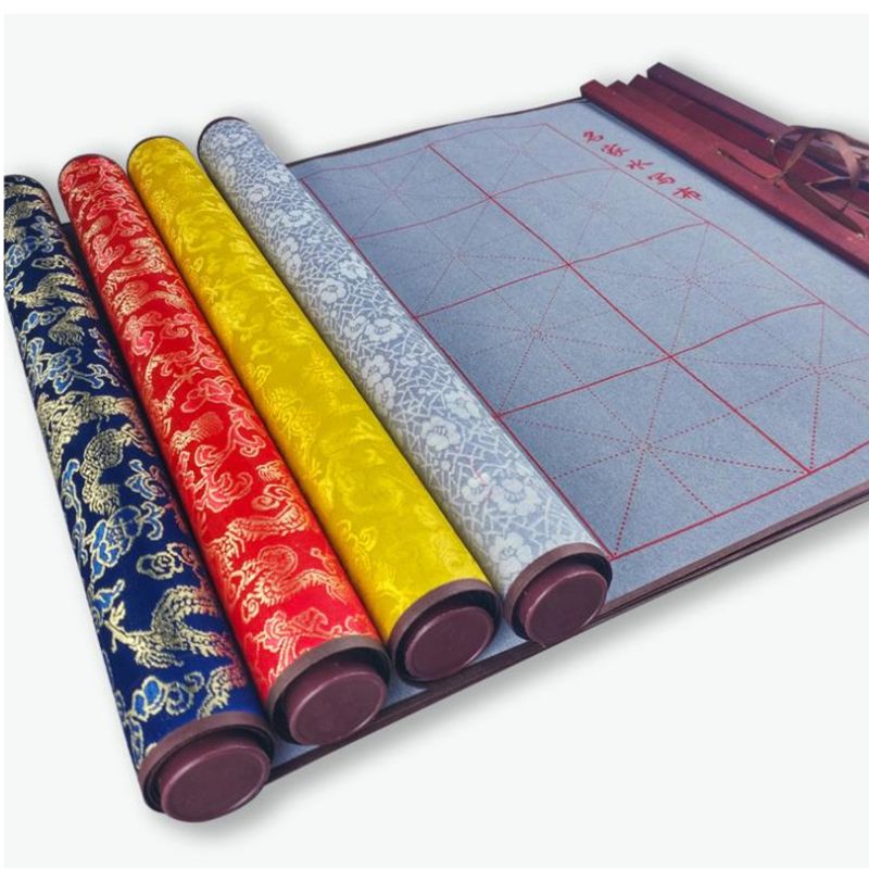 Ornate Classic Reusable Chinese Calligraphy Brush Water Writing Magic Cloth for Chinese Calligraphy Brush Sumi