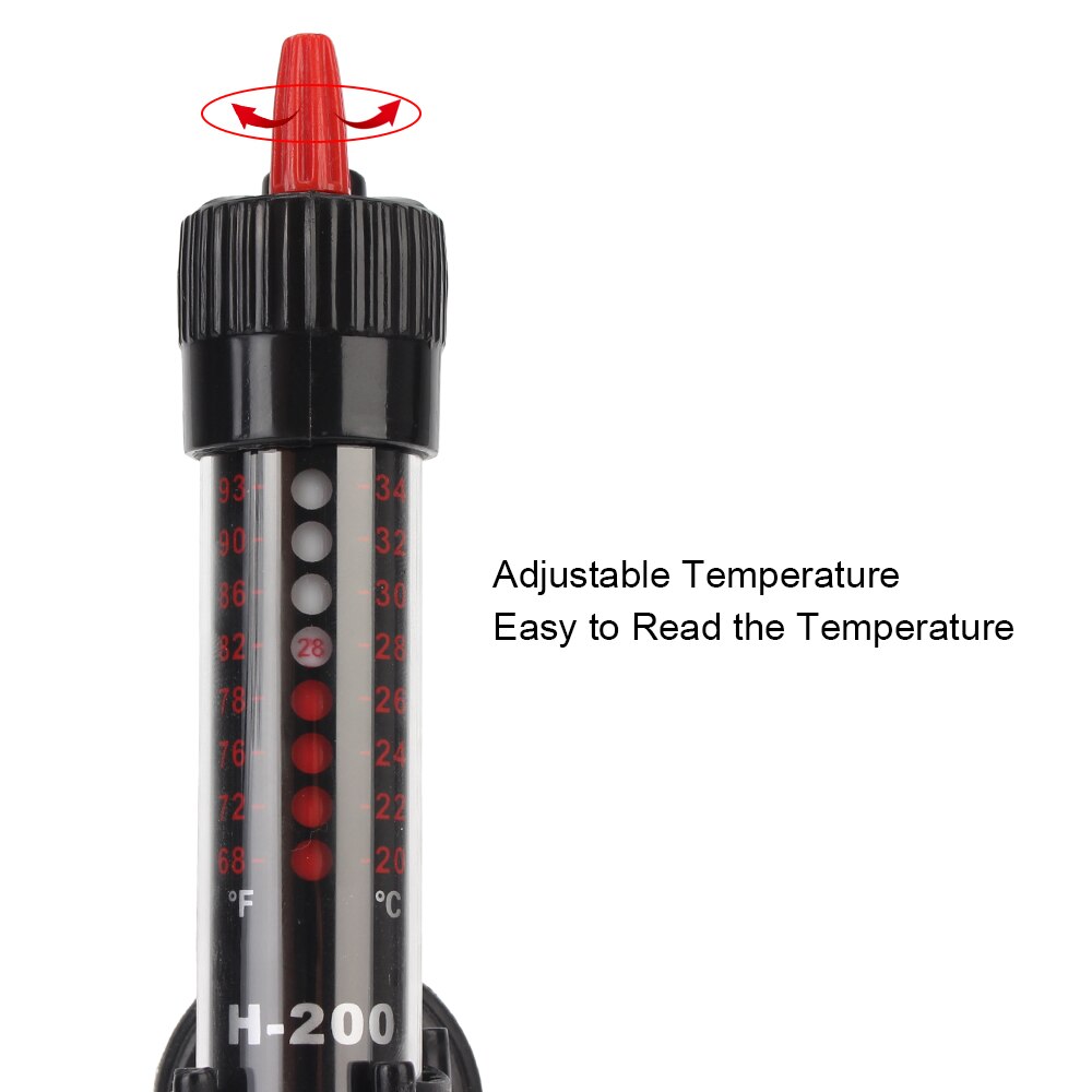 View of Fish Tank Water Heating EU 220v-240v 25W Aquarium ... – Grandado