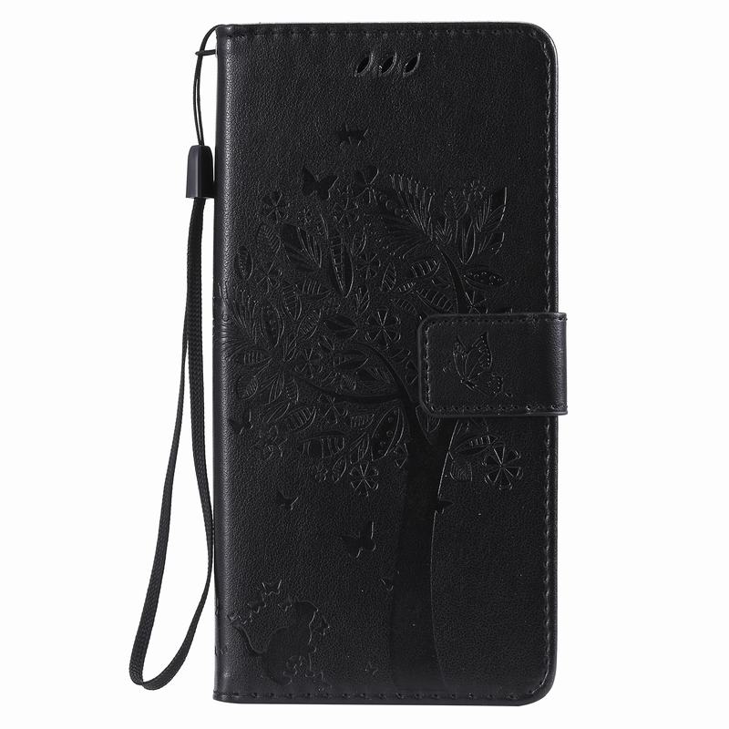 Luxury Case For Xiaomi Redmi Note 7 Case Flip Leather Wallet Cover For Xiaomi Redmi Note 7 Pro Mobile Phone Bag Redmi Note7 Case: For Redmi Note 7 / Black