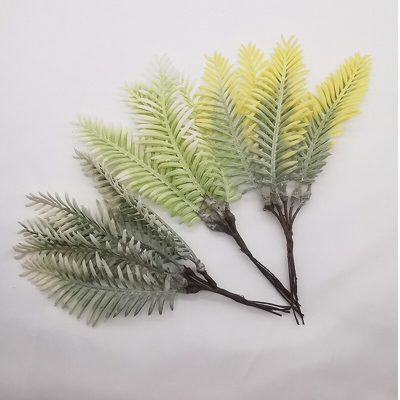 Flores artificiales de plantas de plástico para manualidades, flores decorativas para boda, corona, broche de costura, decoración del hogar, guirnalda de Navidad