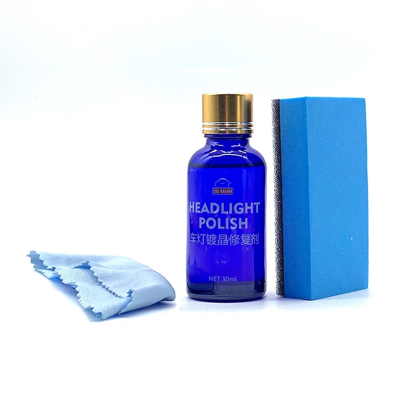30ML Car Headlight Repair Coating Solution Repair Kit Oxidation Rearview Coating Headlight Polishing Anti-scratch Liquid