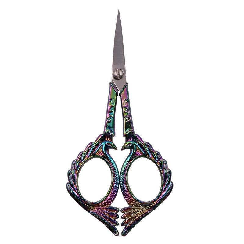 Retro Peacock Needlework Tailor Scissors Antique Vintage Thread Embroidery Stainless Steel Scissors For Sewing Supplies Tool: 06-12.6cm