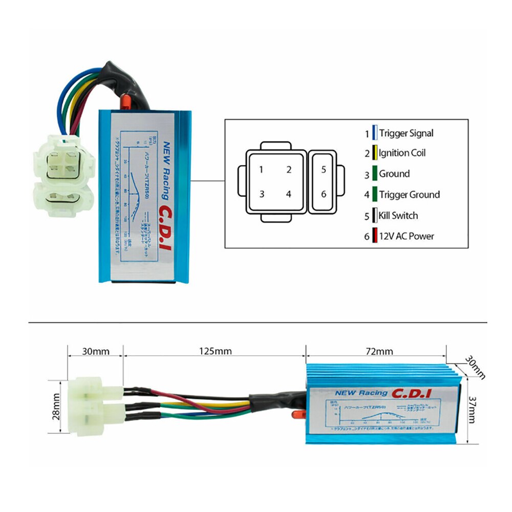 Wear Resistant Ignition Coil Spark Plug For Gy6 ATV 50cc 125cc 150cc Owning Long Using Life Span Ignition Spark Plug