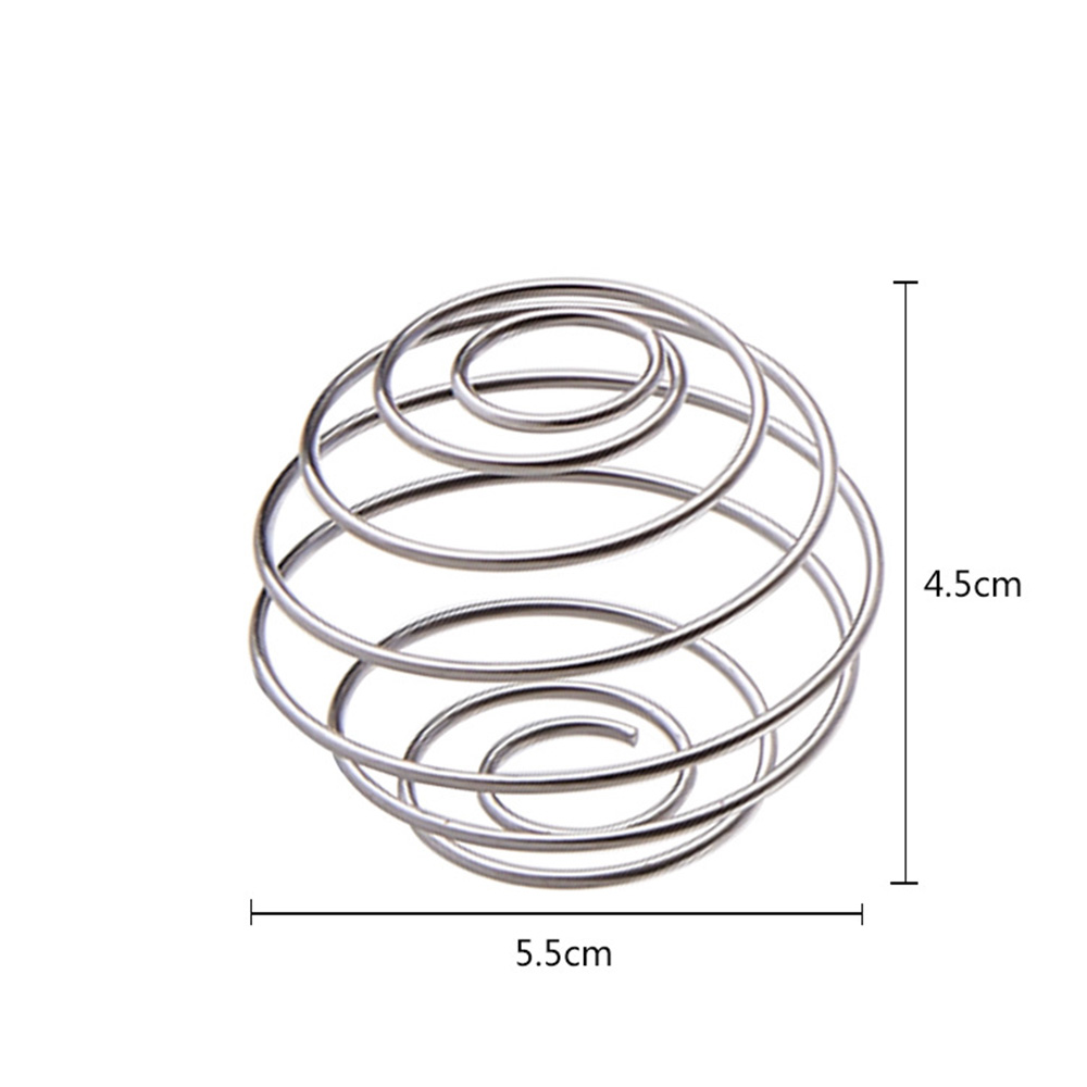 4 pièces en acier inoxydable protéine secouer Shaker fil boule mélangeur jus mélange fouet printemps balles mélange boule outil de cuisine de