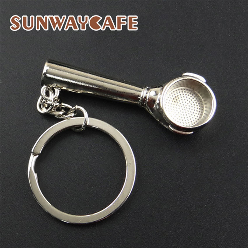 Espresso Coffeeware Accessoires Sleutelhanger Koffie Machine Handvat Moka Pitcher Sleutelhanger Draagbare Creatieve Barista Koffie Sabotage: L